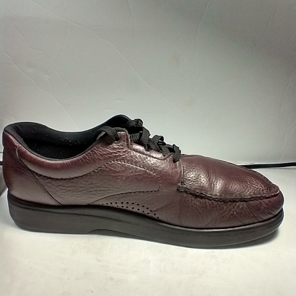 SAS Bout Time Cordovan Burgundy Lace Up Walking Shoes Men's sz 13S. - Picture 6 of 12